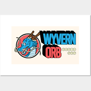 Wyvern Orb Logo Posters and Art